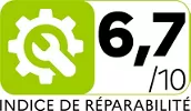 lesmenagers.com icone indice de reparabilite 6,7