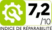 lesmenagers.com icone indice de reparabilite 7,2