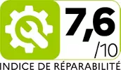 lesmenagers.com icone indice de reparabilite 7,6