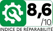 lesmenagers.com icone indice de reparabilite 8,6